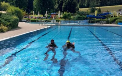 Schnuppertauchen im Naturbad Gornsdorf